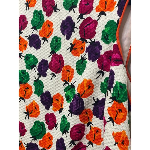 Chetta B Peter Noviello Sherrie Bloom Roundneck Tank Dress Multi Women's Size 10 - Picture 4 of 11